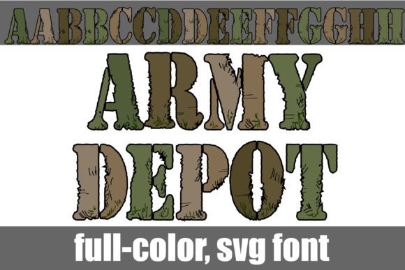 Army Depot: Stenciled Power for Bold Branding