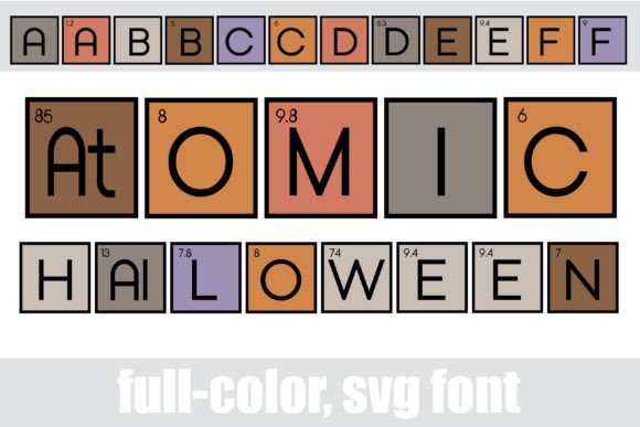 Atomic Halloween: A Font That Brings Science and Spookiness Together