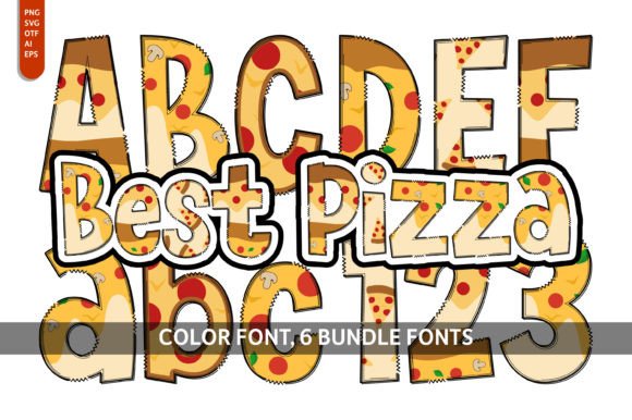 Best Pizza Collection: Fonts for Playful, Artistic Design