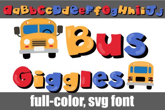 Bug Giggles: A Playful Color Font for Creative Projects