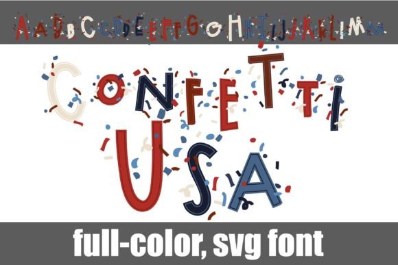 Celebrate in Style: A Guide to the Confetti Usa Typeface