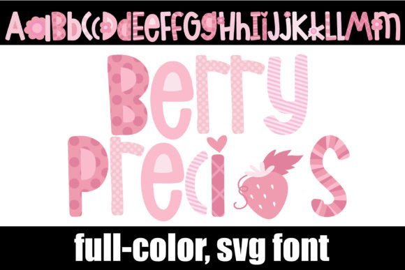 Embrace Whimsy: The Berry Precious Color Font Experience