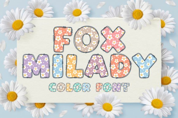 Fox Milady: A Colorful Display Font for Modern Creators