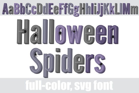 Halloween Spiders: The Playfully Eerie Typeface for Seasonal Branding