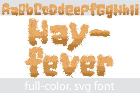 Hayfever: The Full-Color Font That Brings Whimsy to Your Work