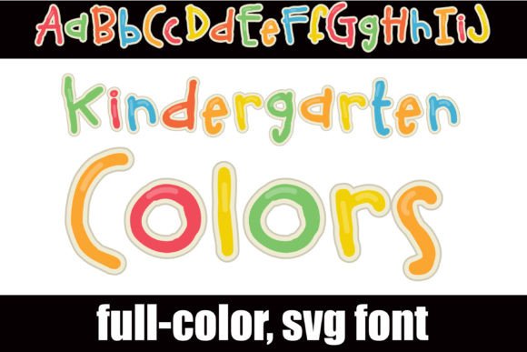 Kindergarten Colors: A Playful Font for Modern Design