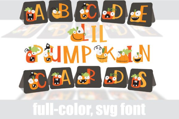 Lil' Pumpkin Cards: Festive Alphabet for Halloween Projects
