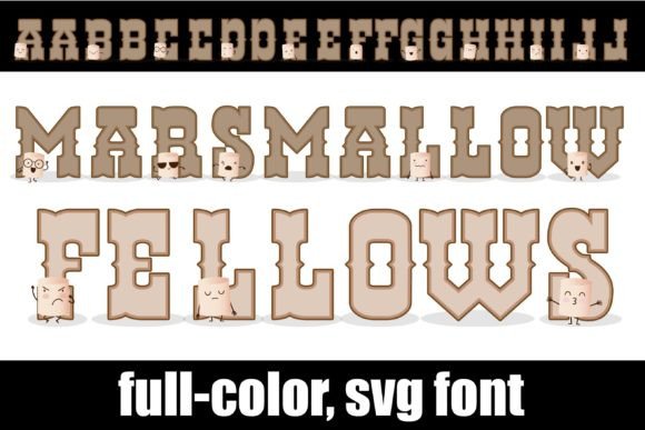 Marshmallow Fellows: A Kawaii Font for Joyful Design