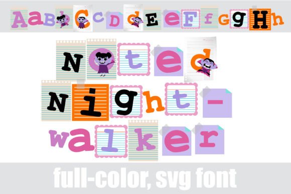 Noted Nightwalker: A Spooky Font for Creative Projects