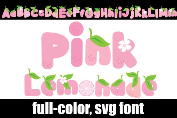 Pink Lemonade: A Vibrant SVG Font for Modern Designers