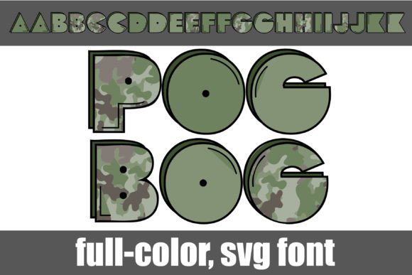 Pogbog: The Full-Color SVG Font for Tactical Designs
