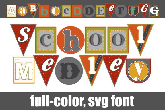 School Medley: A Playful Font for Bold Branding