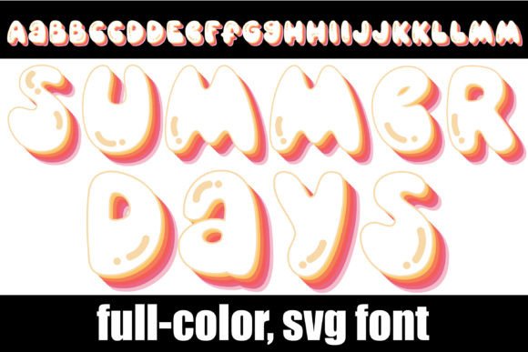 Summer Days: A Retro Font for Vibrant Designs