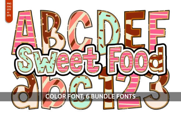 Sweet Food: A Desserts-Themed Collection for Playful Design