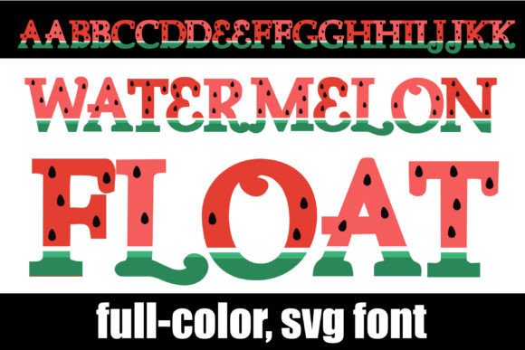 Watermelon Float: A Fresh Take on Serif Typography
